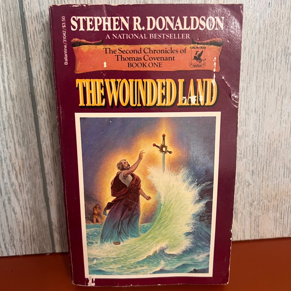 The Wounded Land Stephen R Donaldson Thomas Covenant Book‎ 1 Del Rey PB 1983